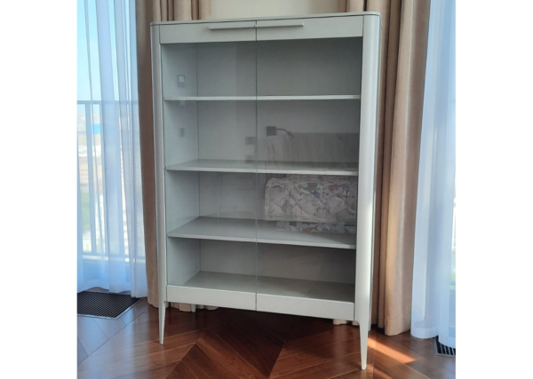 Витрина Type стеклянная высота 150 см (светло-серый) — изображение 3