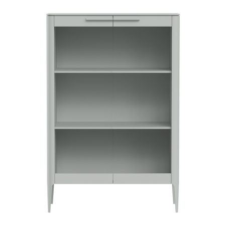 Витрина Type стеклянная высота 150 см (светло-серый)