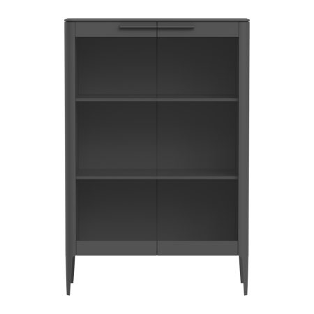 Витрина Type стеклянная высота 150 см (темно-серый)