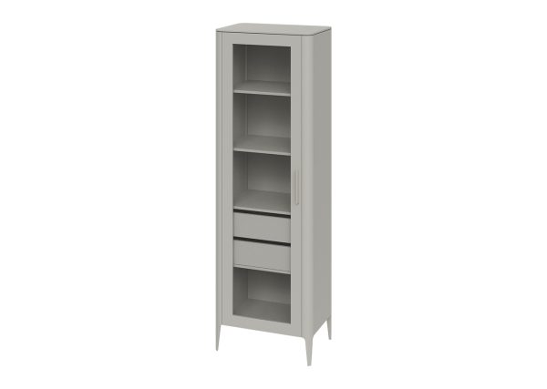 Витрина Type стеклянная высота 200 см L (серо-бежевый) — изображение 2