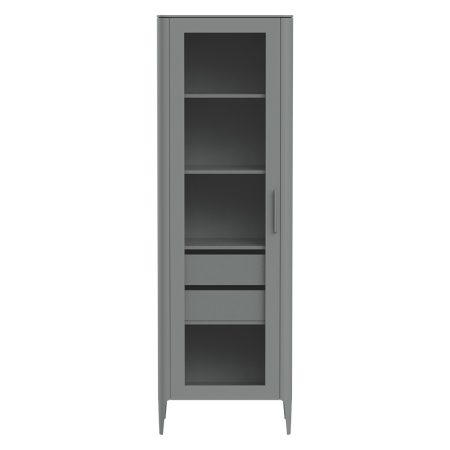 Витрина Type стеклянная высота 200 см L (серый)