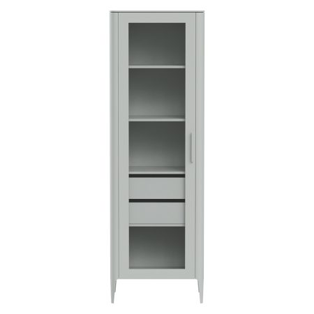 Витрина Type стеклянная высота 200 см L (светло-серый)