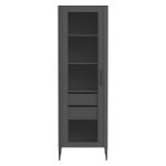 Витрина Type стеклянная высота 200 см L (темно-серый)