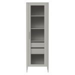 Витрина Type стеклянная высота 200 см R (серо-бежевый)