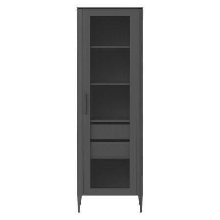 Витрина Type стеклянная высота 200 см R (темно-серый)