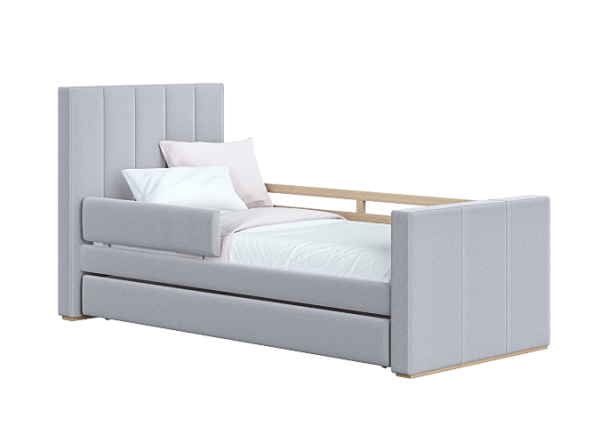 Защитный бортик Cosy антивандальная ткань (серый) — изображение 3