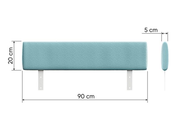 Защитный бортик Cosy (бирюзовый) — изображение 3