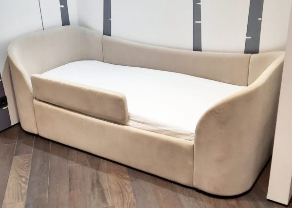 Защитный бортик для дивана-кровати KIDI Soft антивандальная ткань (бежевый) — изображение 3