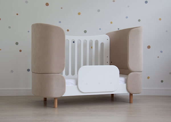 Защитный бортик для кровати KIDI soft (белый) — изображение 3