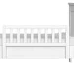 Защитный бортик Wood (белый)