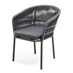 "Бордо" стул плетеный из роупа (колос)