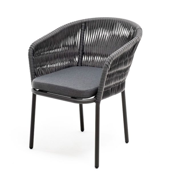 "Бордо" стул плетеный из роупа (колос)