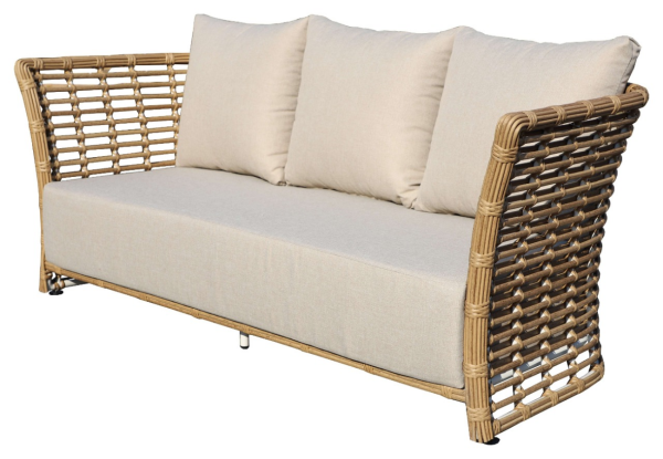 "Валенсия" диван из искусственного ротанга трехместный