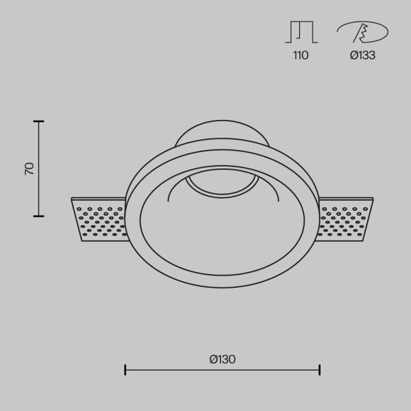 Встраиваемый светильник Technical DL002-1-01-W — изображение 3