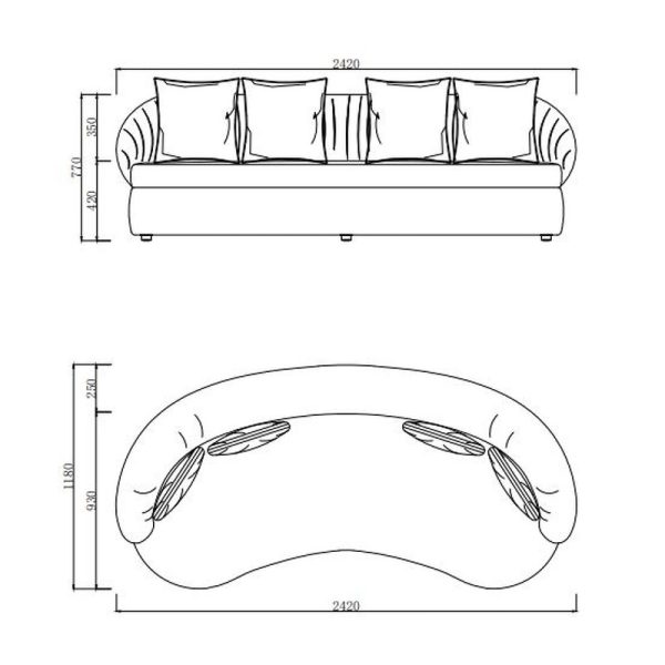 Диван BITTI, FRATELLI BARRI — изображение 4