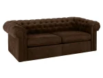 Диван Chesterfield без механизма коричневый — изображение 2