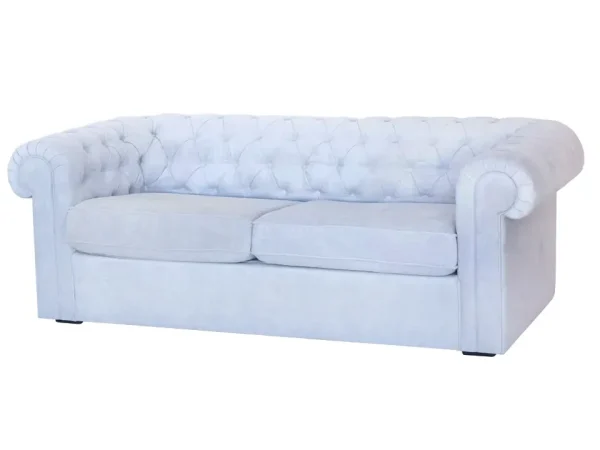 Диван Chesterfield без механизма белый — изображение 2