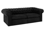 Диван Chesterfield без механизма черный — изображение 2
