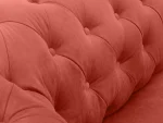 Диван Chesterfield без механизма красный — изображение 3