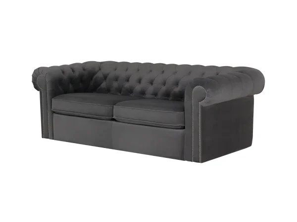 Диван Chesterfield с механизмом трансформации серый — изображение 2