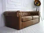 Диван Chesterfield с механизмом трансформации коричневый — изображение 2