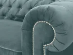 Диван Chesterfield с механизмом трансформации бирюзовый — изображение 4