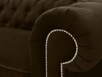 Диван Chesterfield с механизмом трансформации коричневый — изображение 4