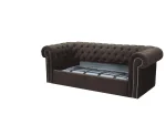 Диван Chesterfield с механизмом трансформации коричневый — изображение 4