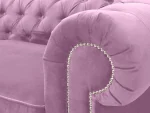 Диван Chesterfield с механизмом трансформации сиреневый — изображение 4