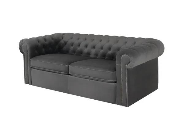 Диван Chesterfield с механизмом трансформации серый — изображение 5