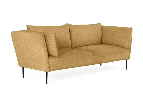 Диван-Copenhagen-2-местный-1 Диван Copenhagen 2-местный желтый — изображение 2