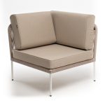 "Канны" угловой модуль плетеный из роупа