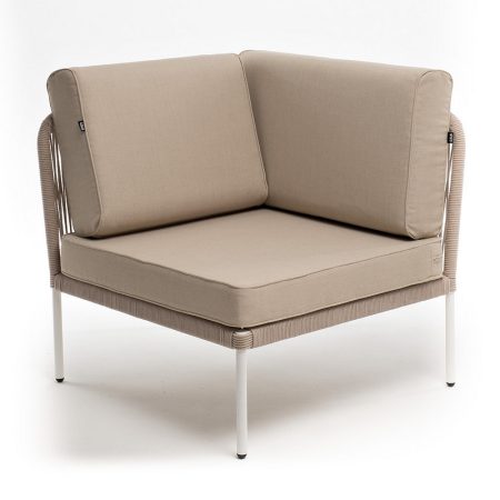 "Канны" угловой модуль плетеный из роупа