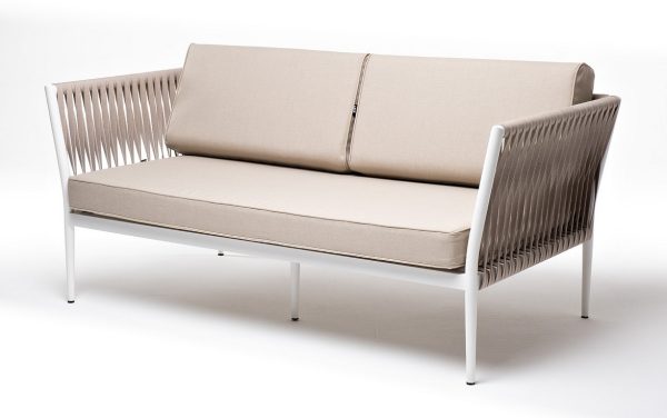 "Касабланка" диван 2-местный плетеный из роупа