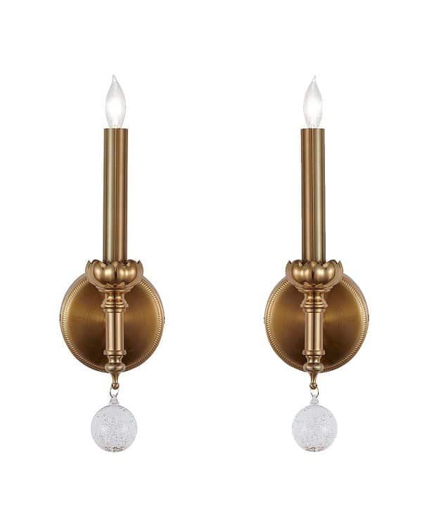 Комплект их двух золотых бра “Готлинд”