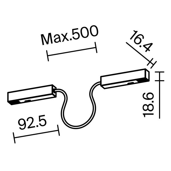 Комплектующие для трековой системы Technical TRA034CPC-42B-50 — изображение 2