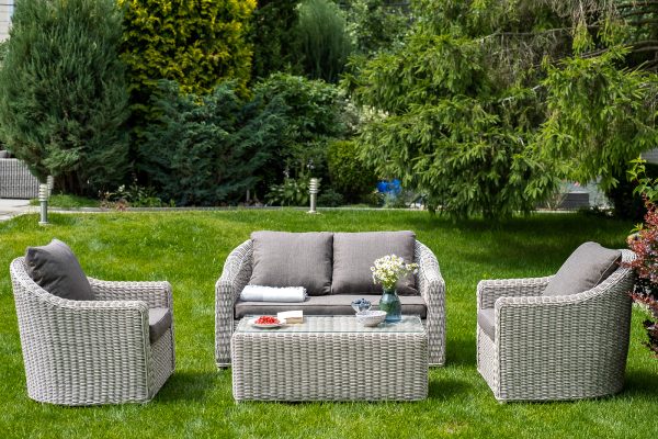 "Кон Панна" лаунж-зона из искусственного ротанга, цвет бежевый — изображение 5