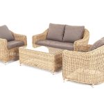 "Кон Панна" лаунж-зона из искусственного ротанга