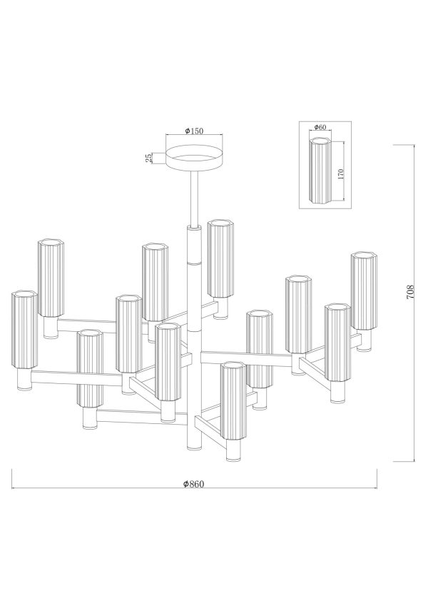 Люстра Freya FR5167PL-12BS — изображение 5