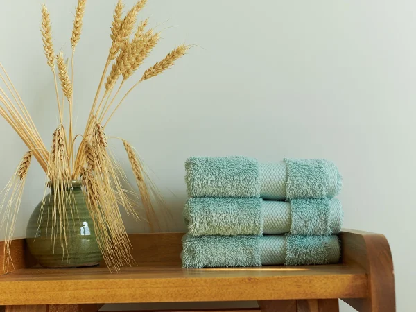 Набор махровых полотенец Rubi 3 шт зеленый — изображение 5