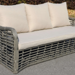 "Ницца" диван из искусственного ротанга трехместный