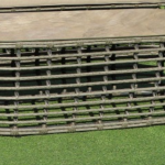 "Ницца" журнальный столик из искусственного ротанга