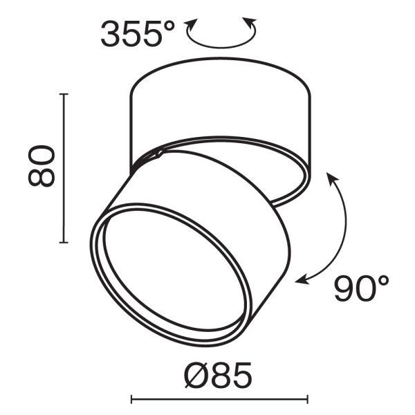 Потолочный-светильник-Technical-C024CL-L12B4K-2 Потолочный светильник Technical C024CL-L12B4K — изображение 3