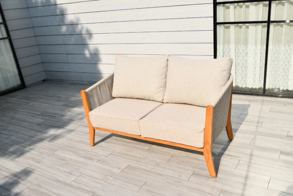 "Сидней" диван 2-местный плетеный из роупа