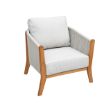 "Сидней" кресло плетеное из роупа