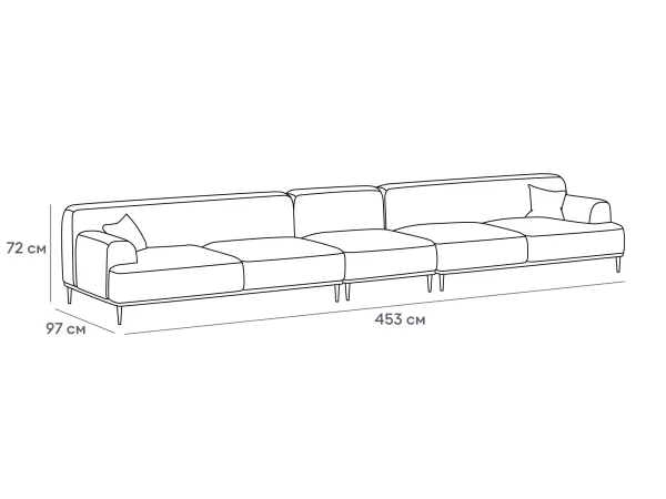 Диван Portofino бежевый — изображение 3