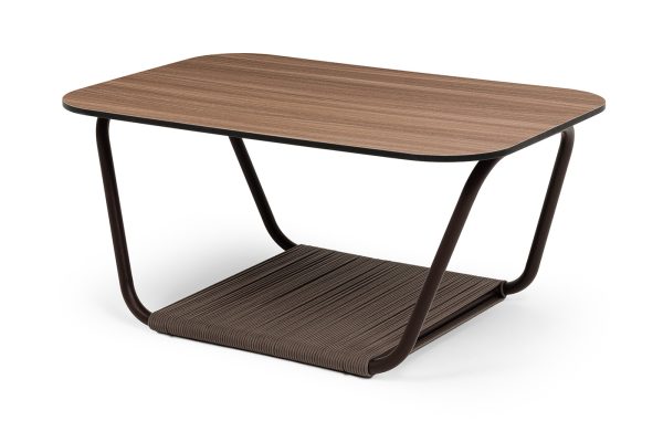 "Гранада" журнальный стол 90х60см из HPL, цвет "дуб" — изображение 3