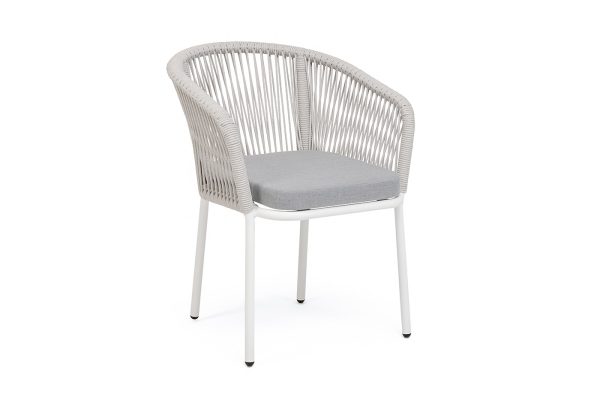 роуп светло-серый меланж круглый tex