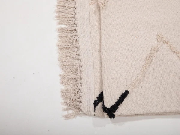 Покрывало Blush 170х130 бежевый, черный — изображение 2