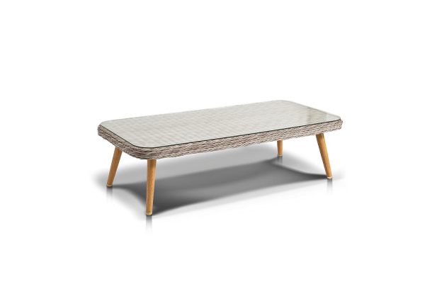 "Прованс" столик журнальный из ротанга, цвет соломенный — изображение 3